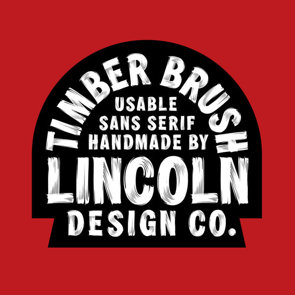 Timber Brush Font