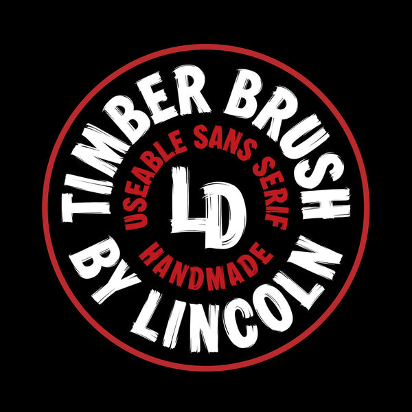 Timber Brush Font