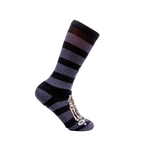 Striped Bones Socks