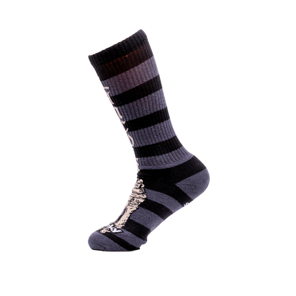 Striped Bones Socks