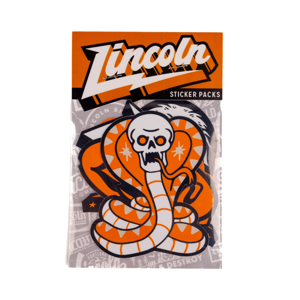 LDCO Black & Orange Sticker Pack