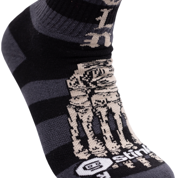 Striped Bones Socks