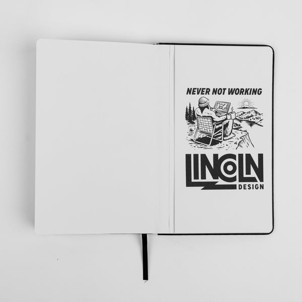 Leather Logo Notebook
