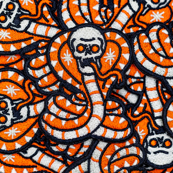 Skull Snake Patch