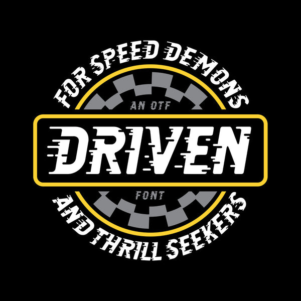 Driven Font