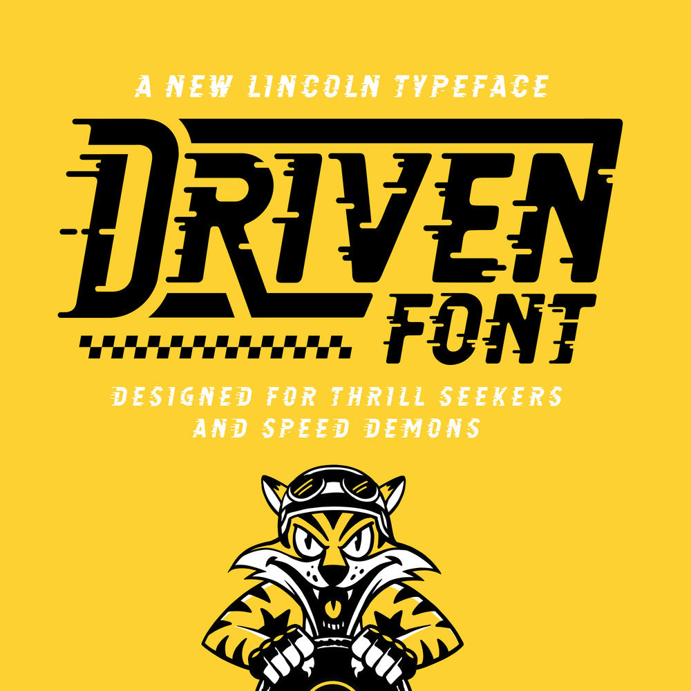 Driven Font – Lincoln Gear