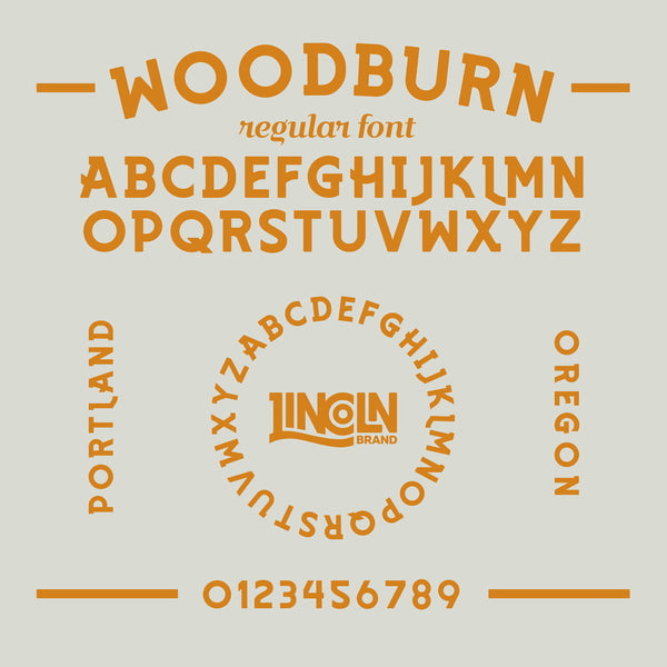 Woodburn Font