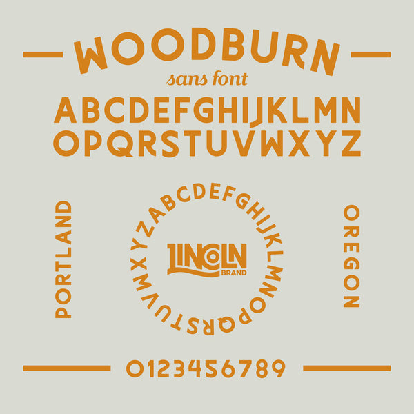 Woodburn Font